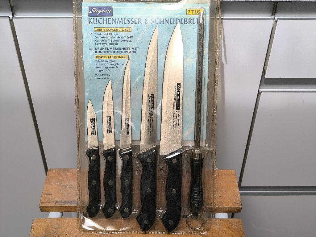 Nieuwe Keuken messenset + snijplank., Huis en Inrichting, Bestekset, Nieuw, Ophalen of Verzenden, Messenset