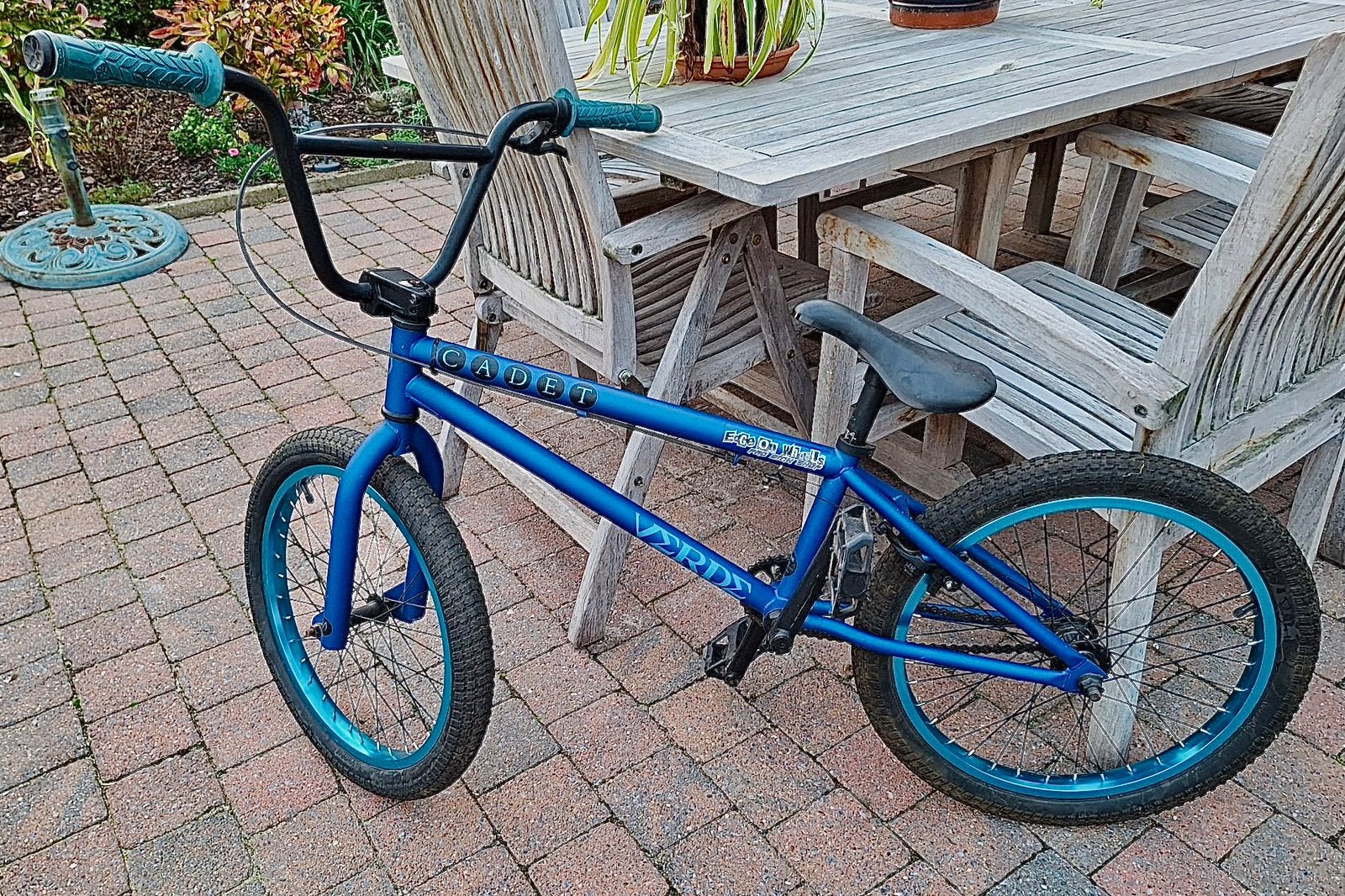 Verde Cadet Freestyle BMX 20 inch – Matblauw, Ophalen, Zo goed als nieuw