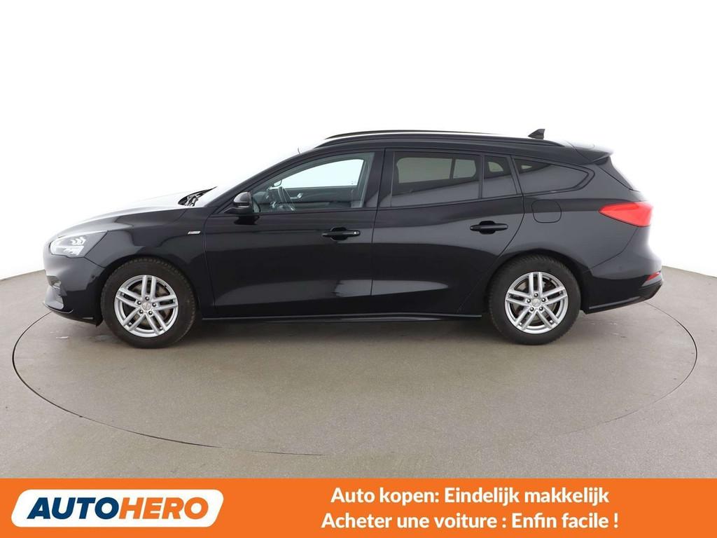 Ford Focus 1.0 EcoBoost ST-Line (bj 2020), Stof, Gebruikt, Zwart, 2 zetels