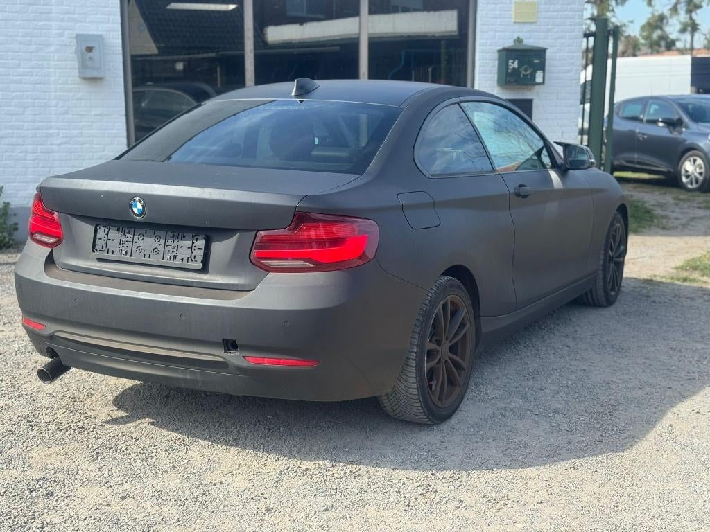 BMW SÉRIE 2 COUPÉ – 2019 – 80000 km IDÉAL EXPORT / MARCHANDS, Autos, Euro 6, Entreprise, Boîte manuelle, Noir