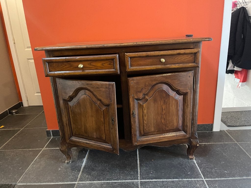 Klein dressoir (dressoir) eikenhout L120 W50 H150, Huis en Inrichting, Kasten | Ladekasten, Ophalen, Gebruikt, 100 tot 150 cm