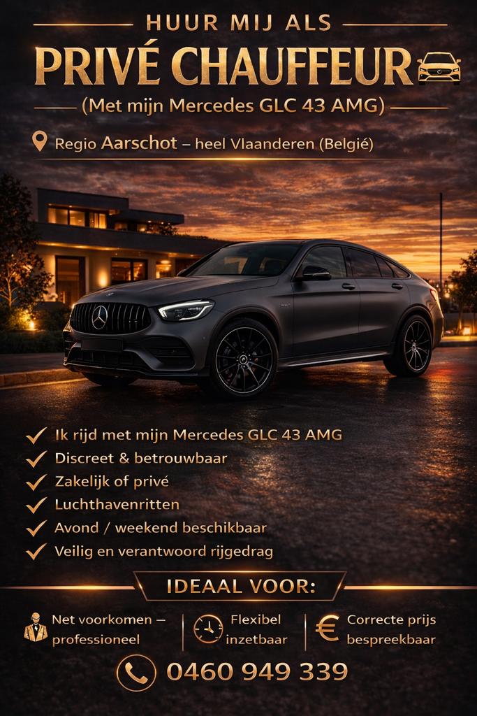 Chauffeur privé avec Mercedes Benz AMG 43 professional