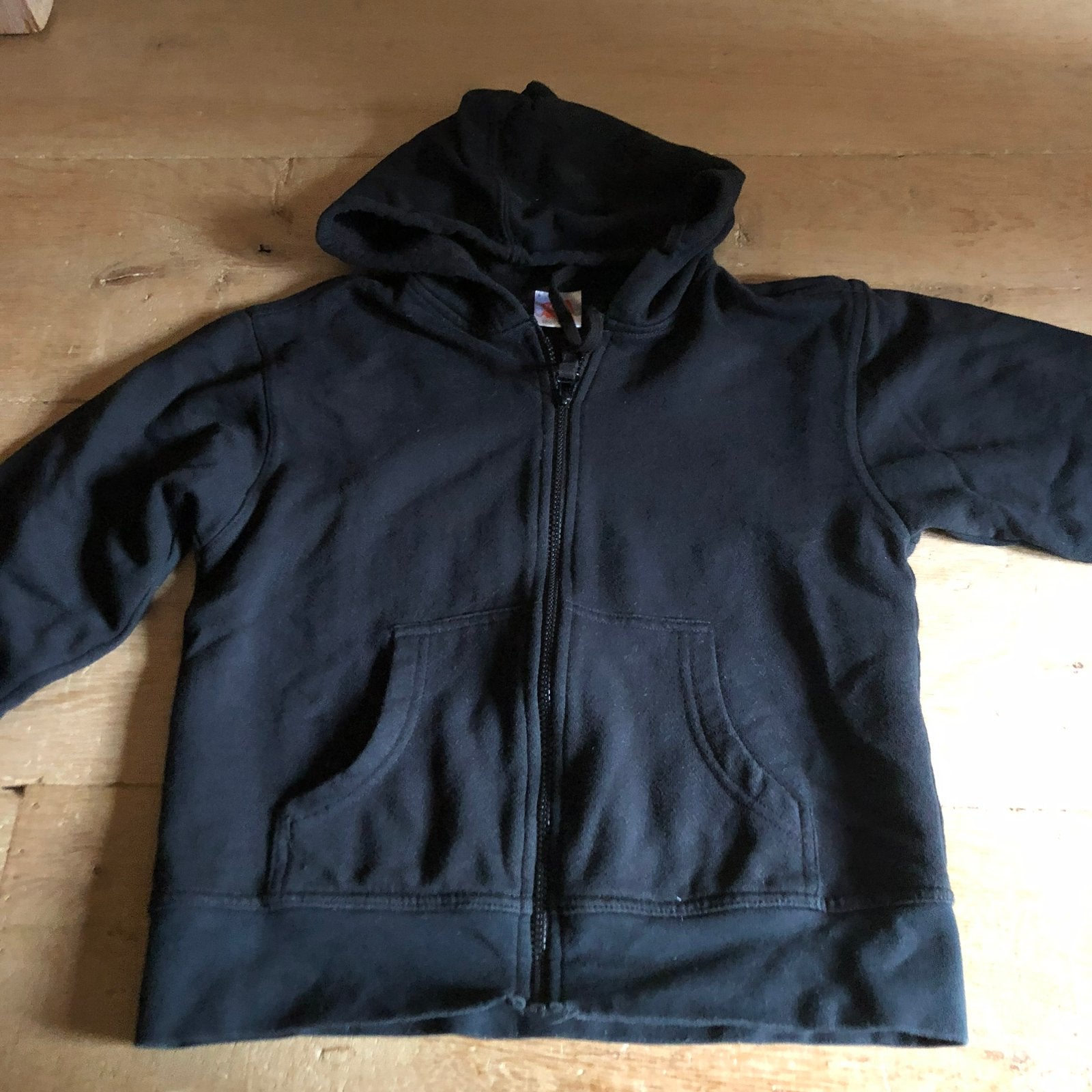 Zwarte hoodie maat smal, Enlèvement, Comme neuf, Taille 36 (S), Noir