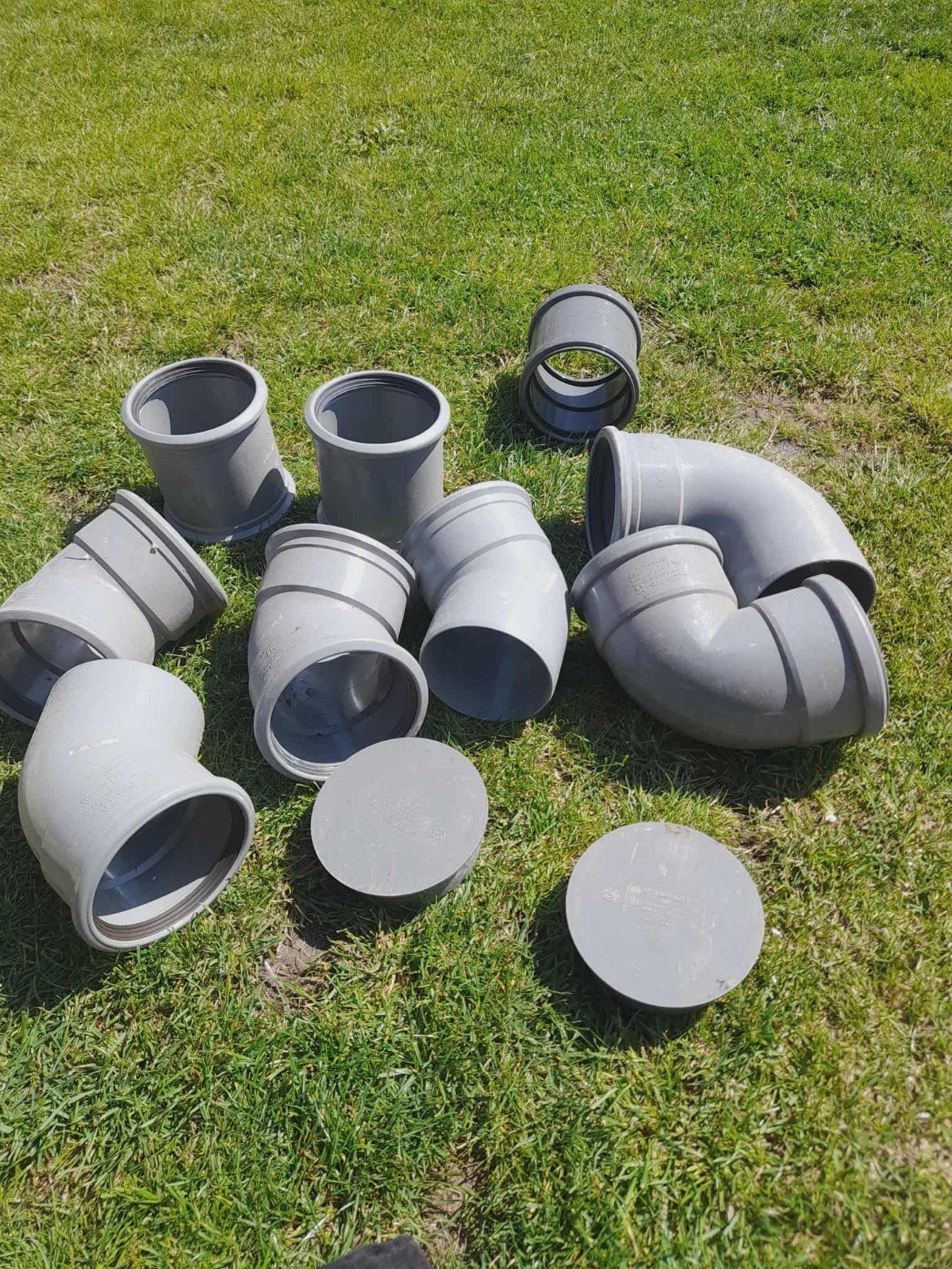 pvc stukken, Ophalen, PVC