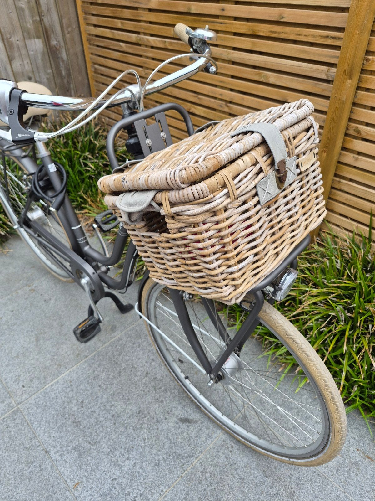 Damesfiets 5 versnellingen merk frappe donkergrijs, Fietsen en Brommers, Ophalen, Versnellingen
