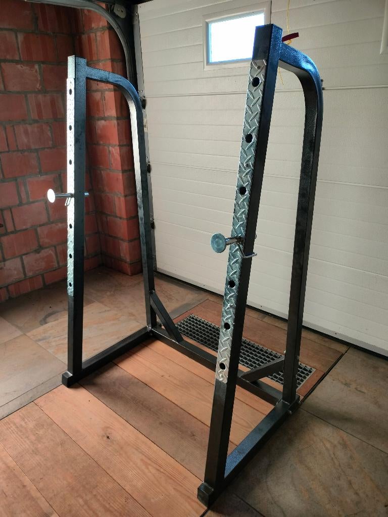Power/squat rack, Ophalen, Benen, Krachtstation, Zo goed als nieuw