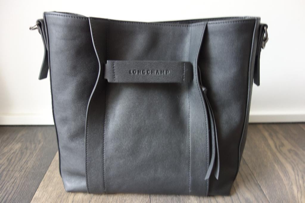 Sac porté épaule "3D" noir "LONGCHAMP", Envoi, Comme neuf, Noir