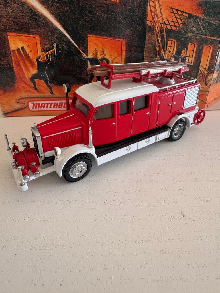 3x matchbox fire trucks, Ophalen, Matchbox