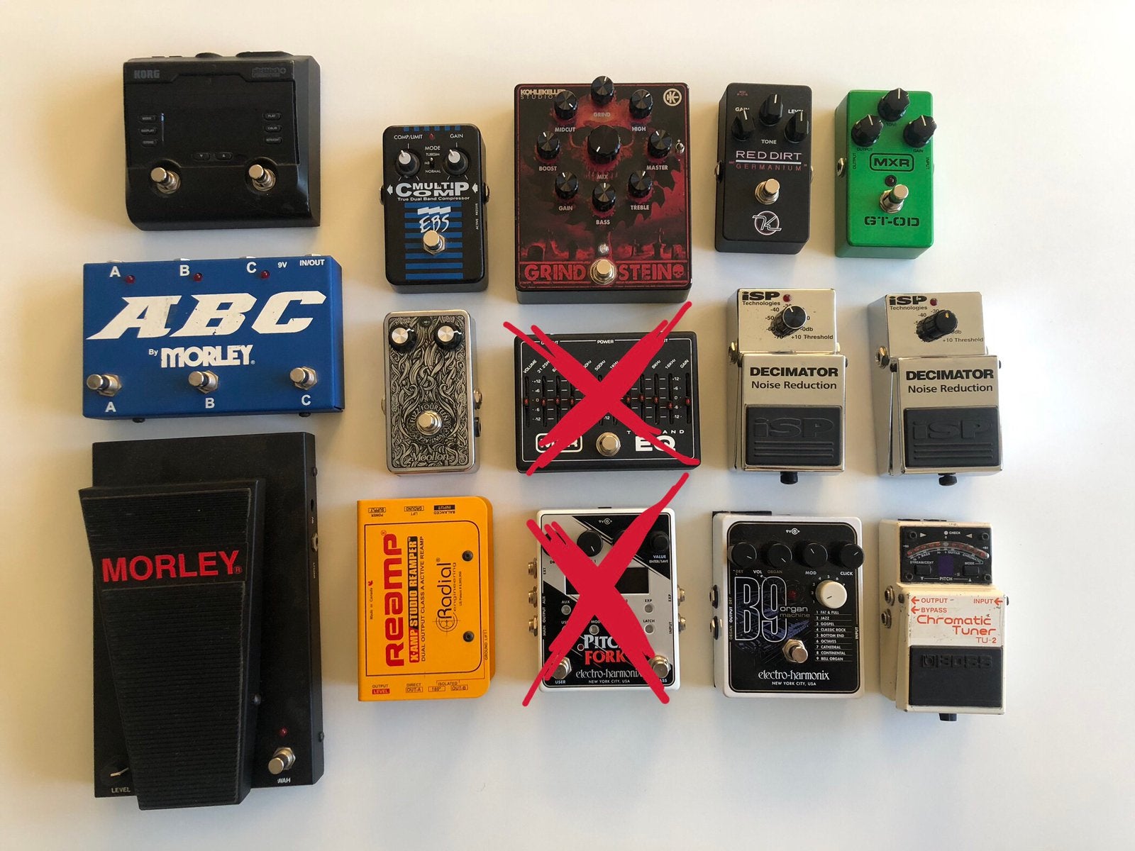 Pedales : OD, Comp, EQ, Fx…, Ophalen, Zo goed als nieuw