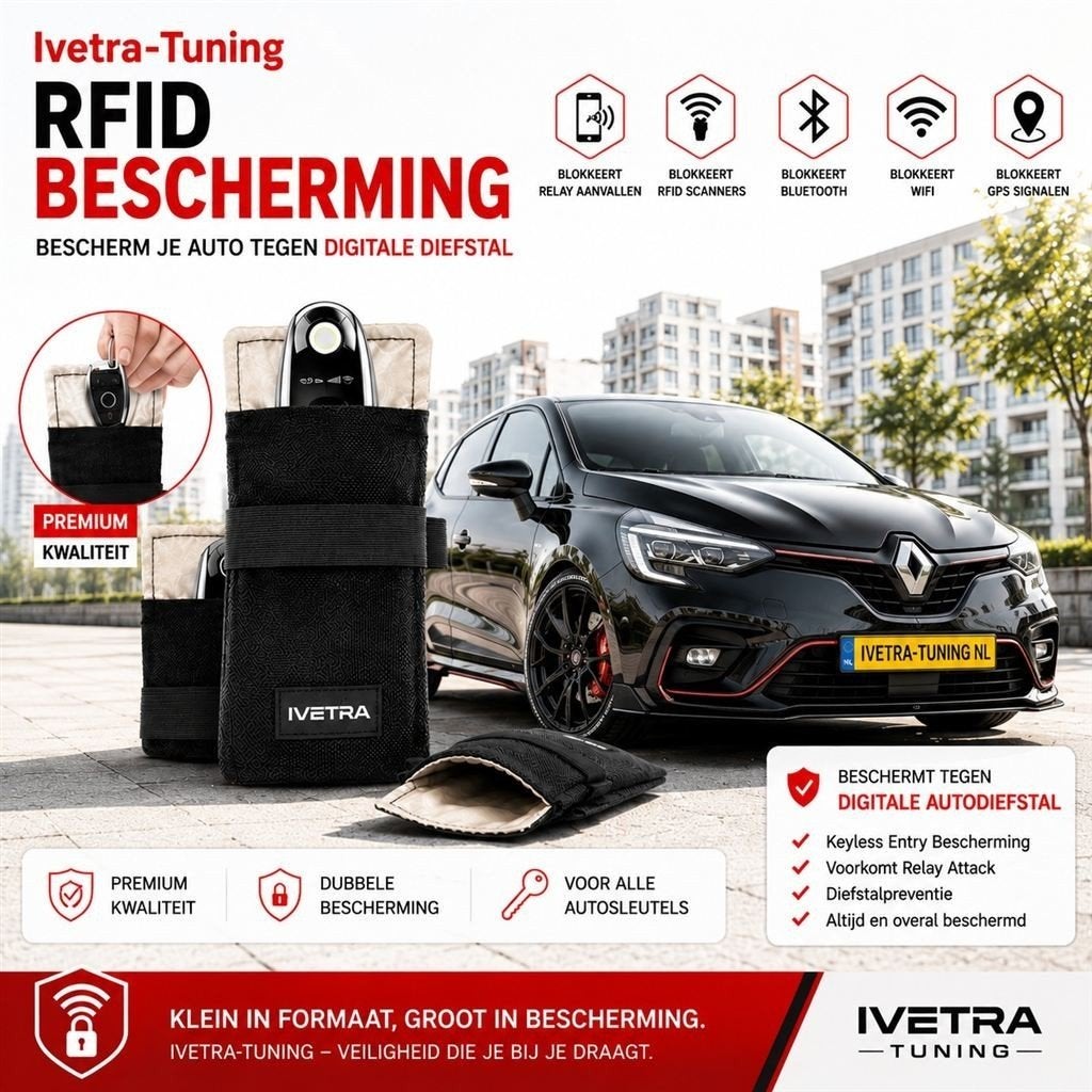 RFID bescherming Autosleutels Renault | Keyless Entry, Ophalen of Verzenden, Nieuw