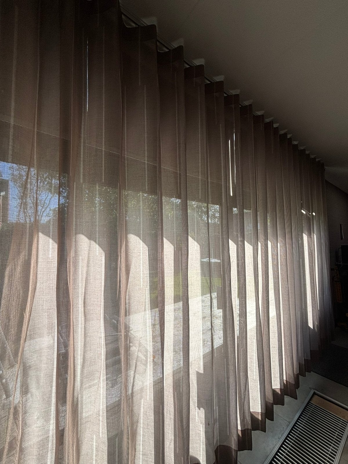 Ensemble de rideaux intermédiaires Artelux (nouveau) 254x760, Enlèvement ou Envoi, Neuf, Beige, Rideau