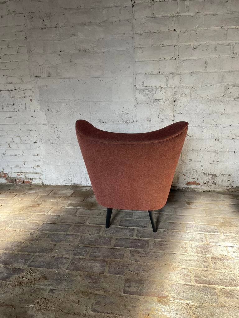 Chaise de cocktail vintage (rembourrage professionnel), Maison & Meubles, Enlèvement, Comme neuf