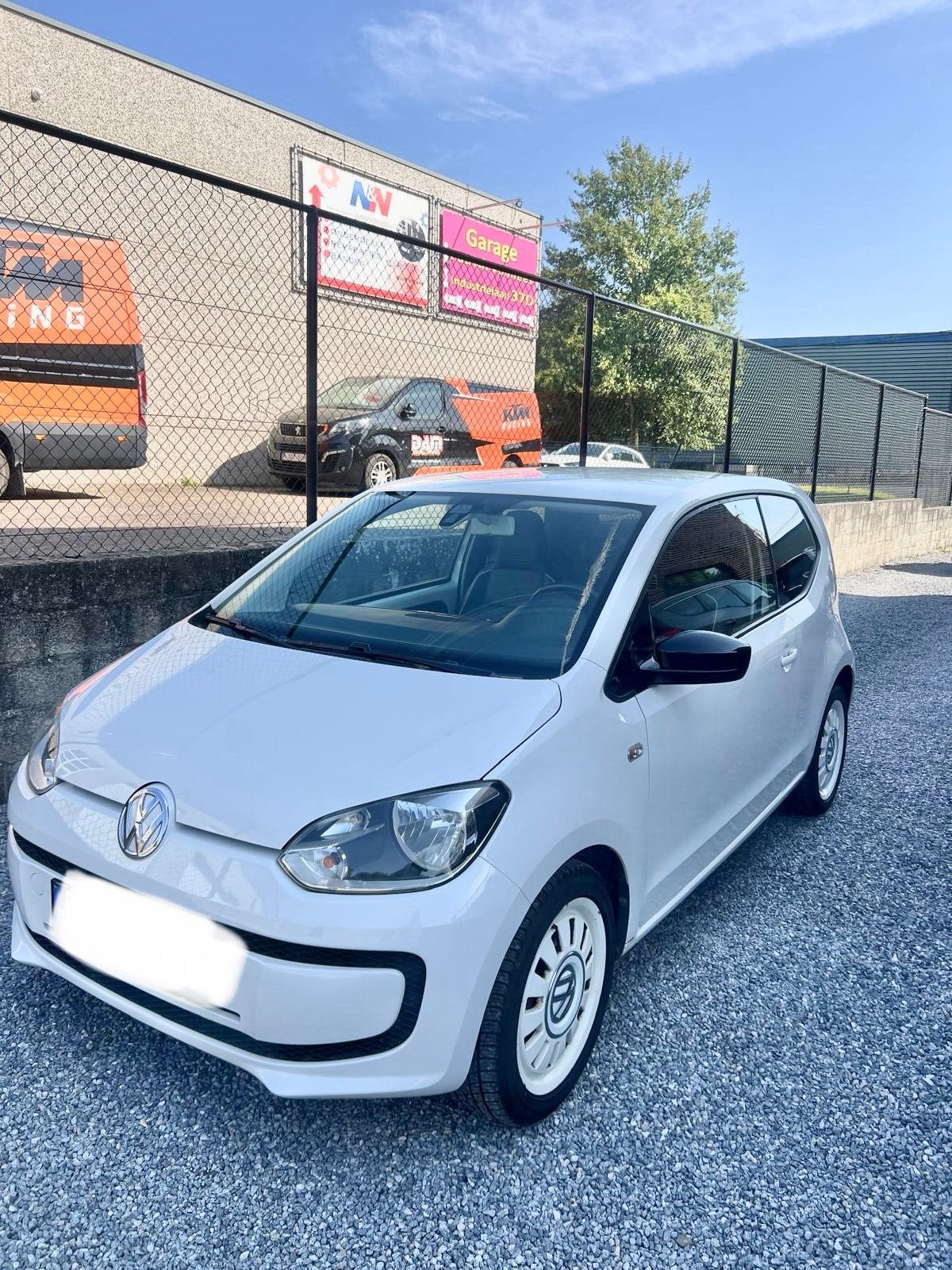 Volkswagen up sportline, Auto's, Wit, Leder, Handgeschakeld, Euro 4