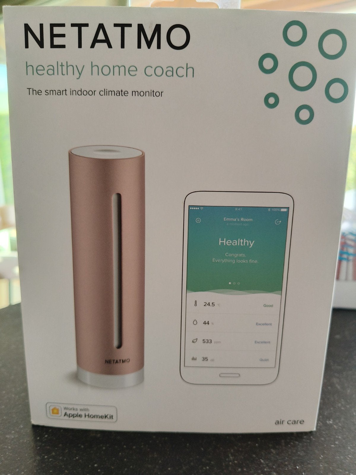 Netatmo Healthy Home Coach, Ophalen