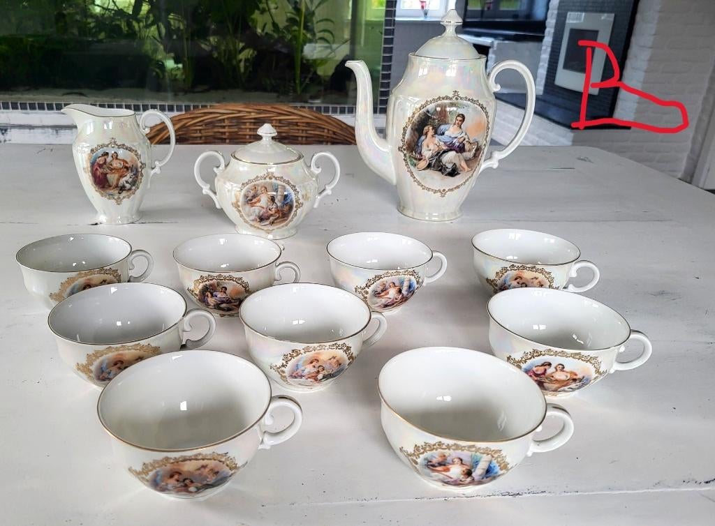 2 sets à café en très bon état., Enlèvement ou Envoi