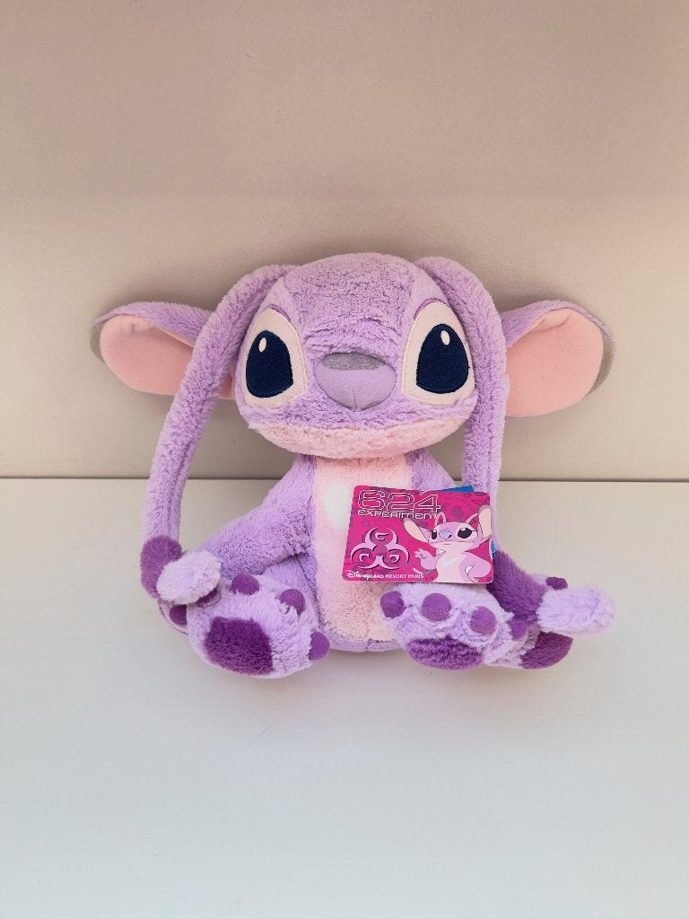Peluche Angel Disneyland Paris – Lilo et Stitch – Exp 624, Enlèvement ou Envoi, Autres personnages, Utilisé, Peluche
