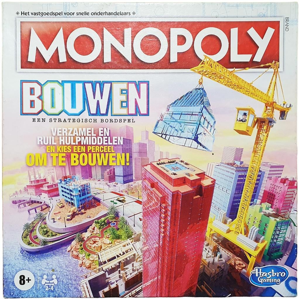 Monopoly - Bouwen - Dutch (Sealed), Neuf, 1 ou 2 joueurs, 1027 Newport Avenue, Pawtucket, RI 02861, United States, Hasbro