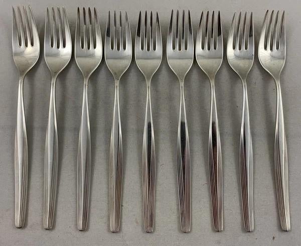 WMF Hannover 9x Verzilverde Dinervork, Verzenden, Zo goed als nieuw, Zilver, Los bestek