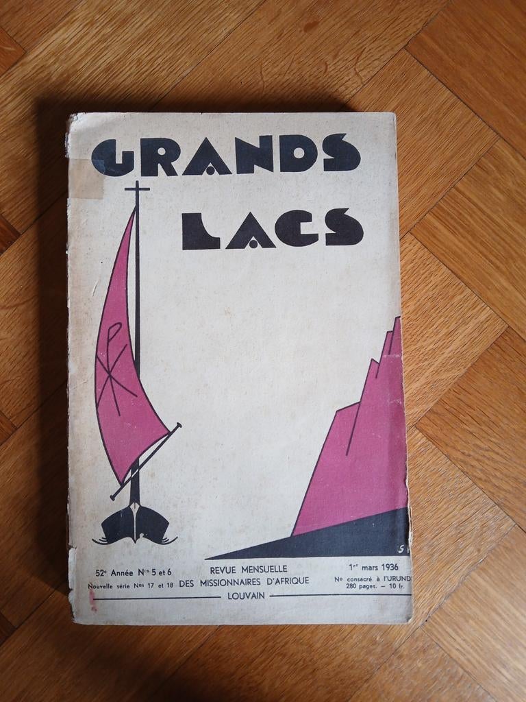 Revue mensuelle Grands lacs (mars 1936) Urundi, Livres, Enlèvement ou Envoi, Utilisé, Autres types