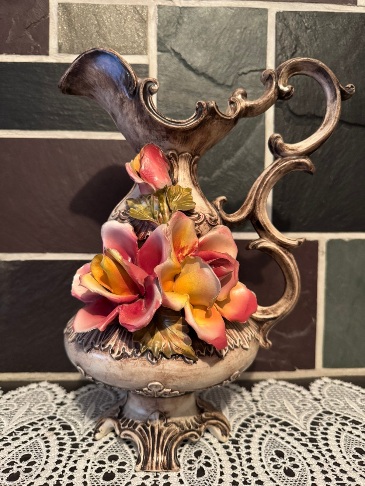 Vaas met bloemen, Enlèvement, Fleurs