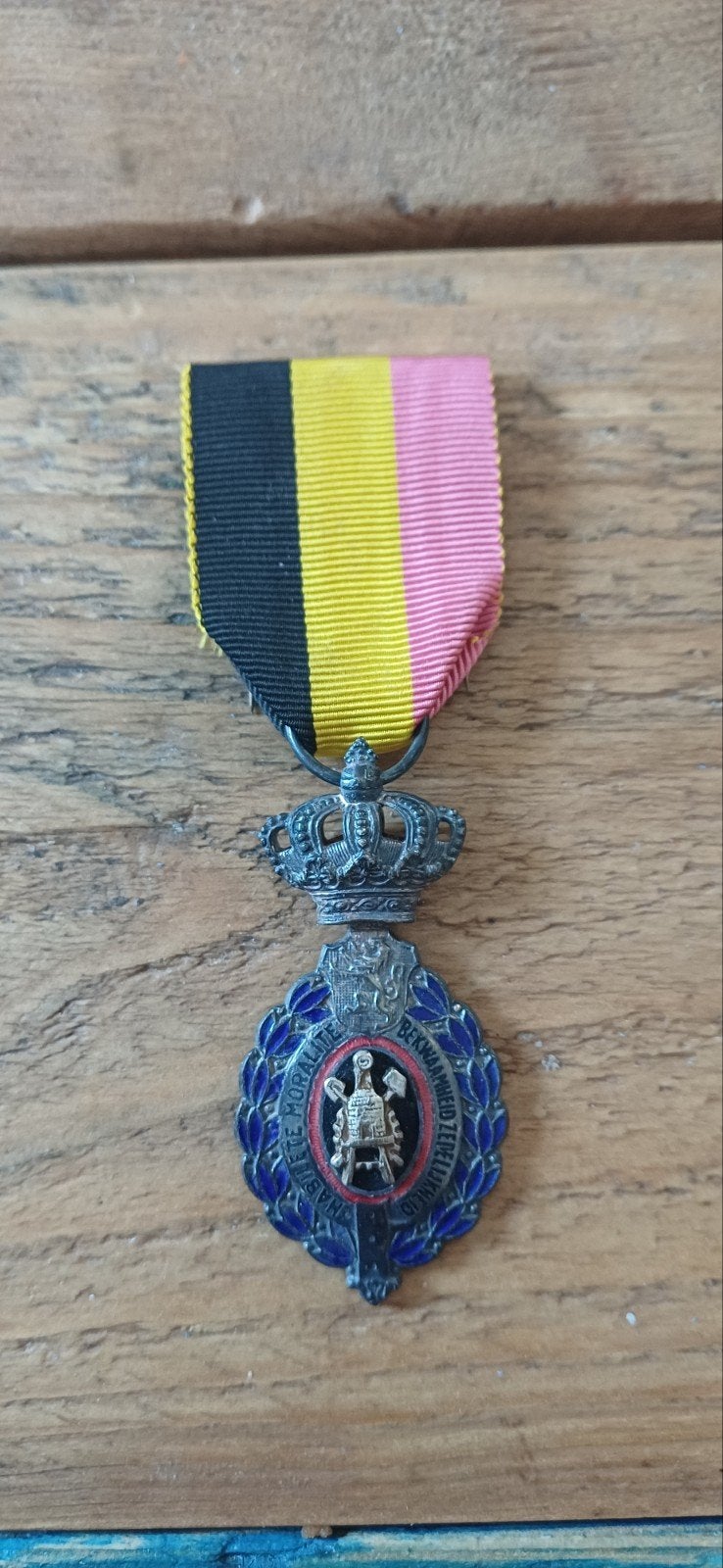Ancienne Médaille du Travail Belge 2ème Classe, Ophalen of Verzenden