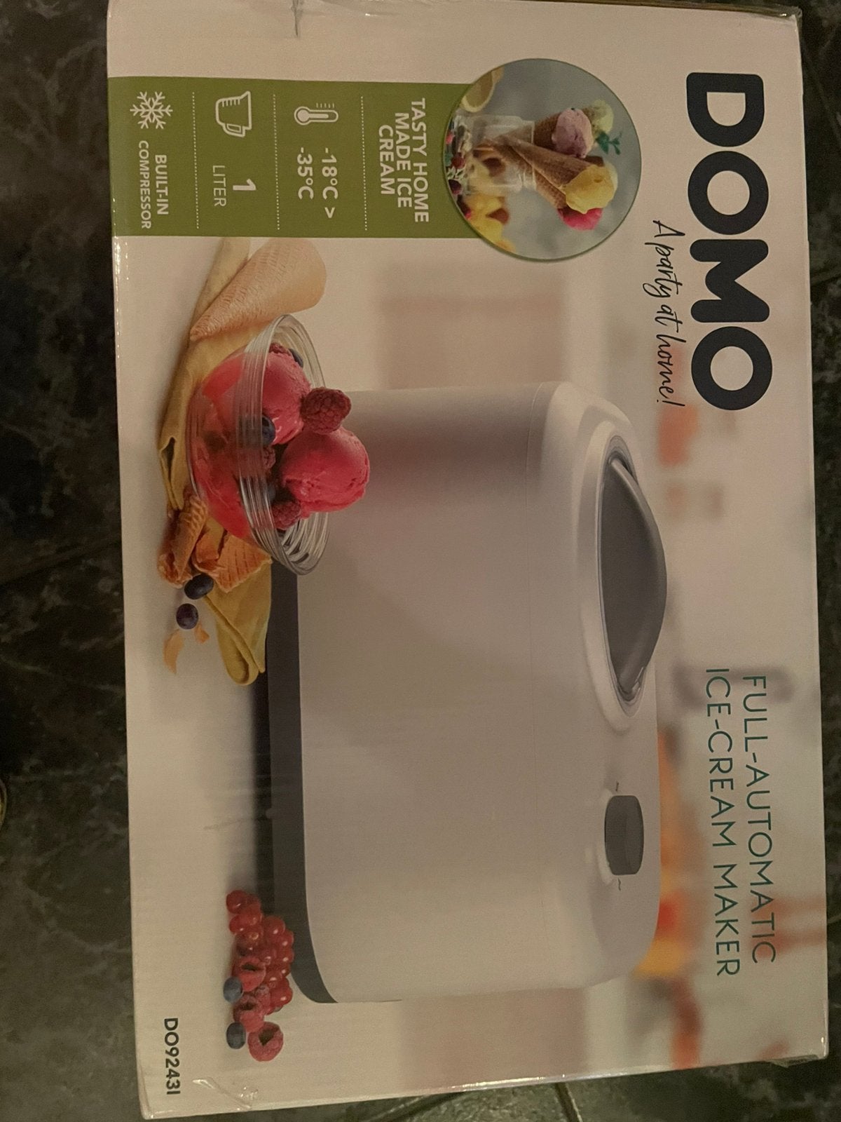 Splinternieuwe ijsmachine nieuw prijs 199€, Ophalen, Nieuw, Zelfvriezend