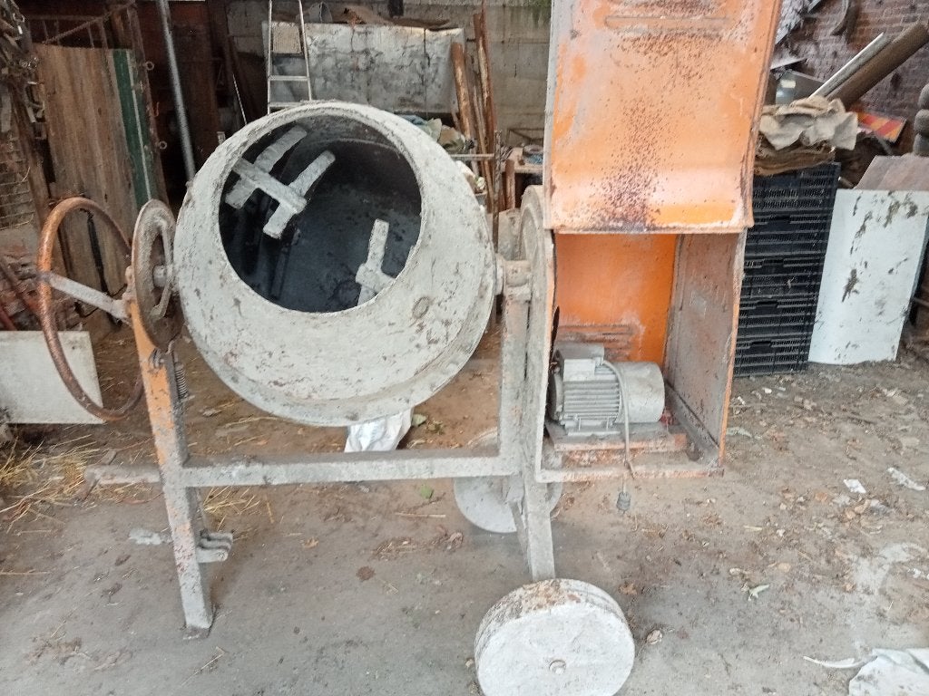 betonmolen, Ophalen, Gebruikt