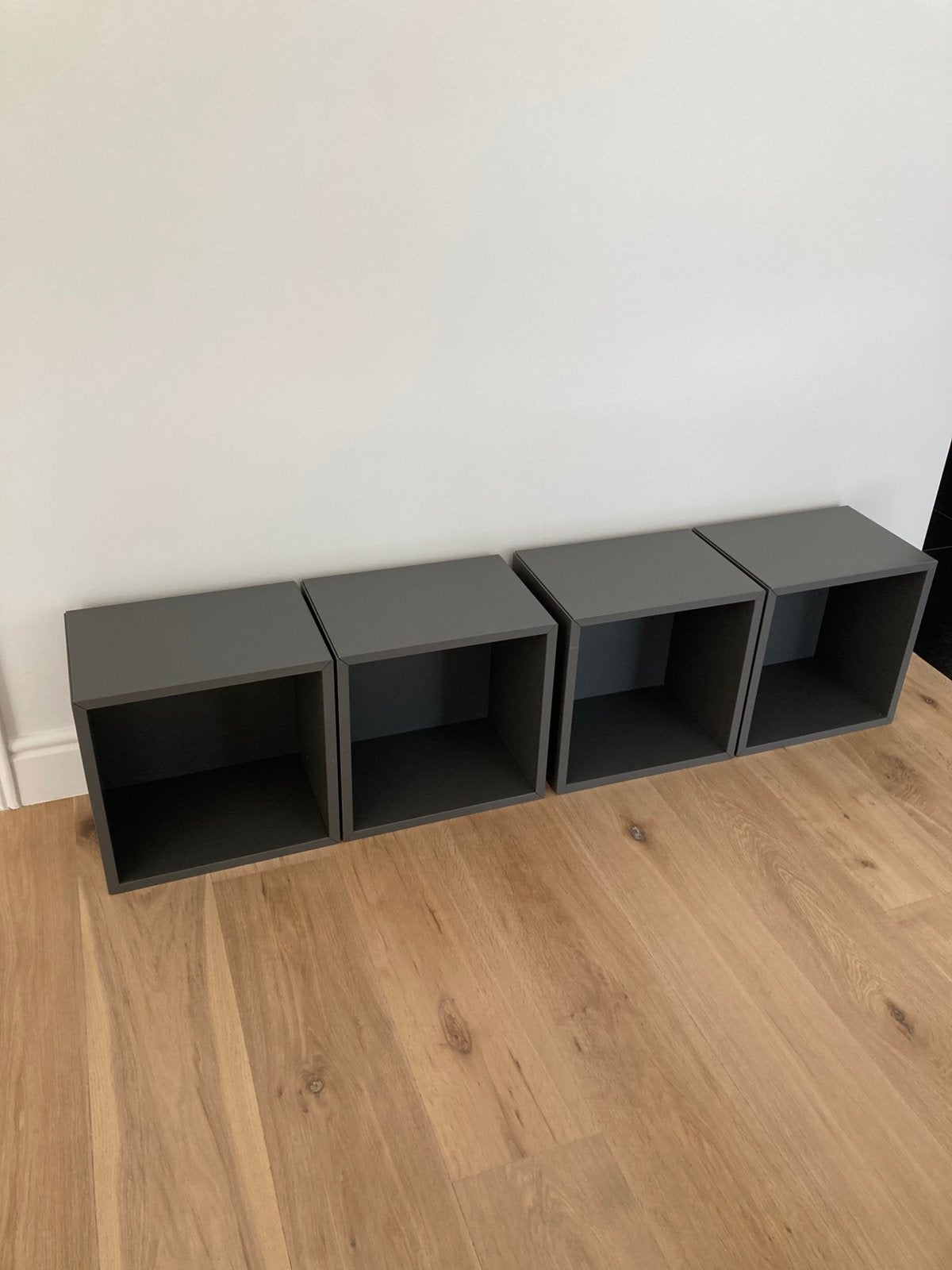 Kastjes Ikea Eket - 4 stuks, Maison & Meubles, 25 à 50 cm, Moins de 100 cm, Comme neuf, Synthétique