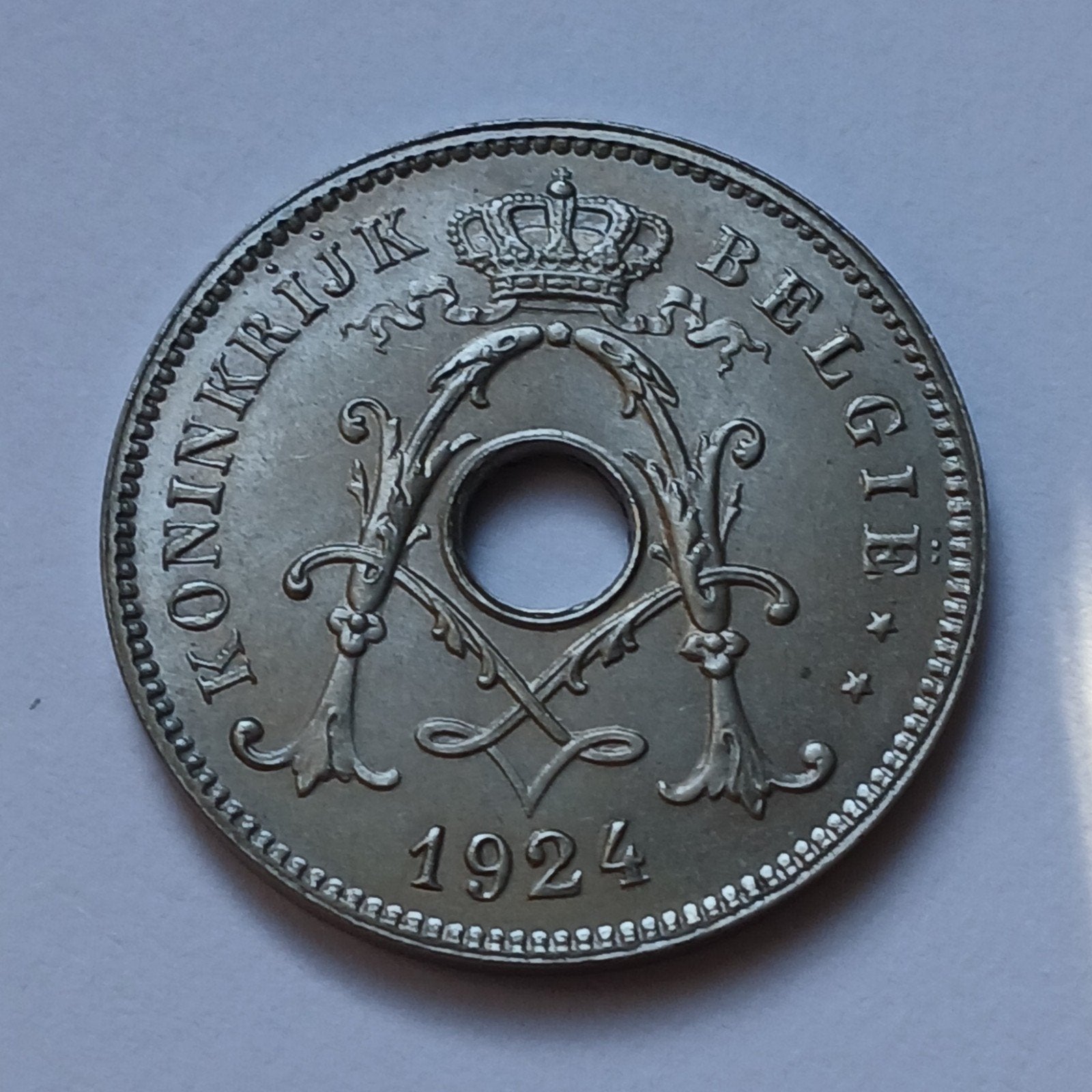 10 centiemen 1924, Postzegels en Munten, Munten | België, Ophalen of Verzenden
