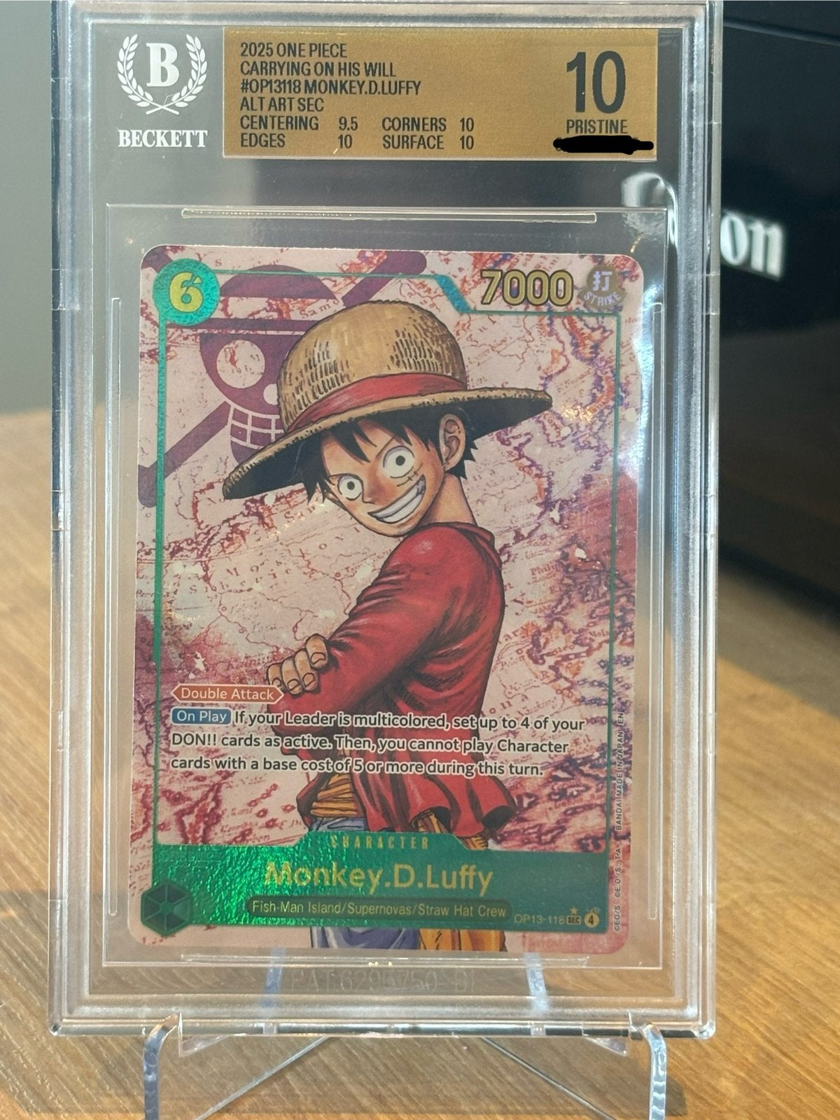 One Piece - Carrying On His Will - Monkey.D.Luffy OP13-118, Hobby & Loisirs créatifs, Jeux de cartes à collectionner | Autre, Enlèvement