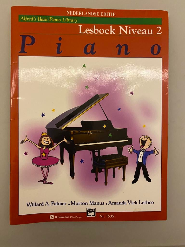 Piano Lesboek niveau 2, Boeken, Muziek, Ophalen, Gelezen, Instrument