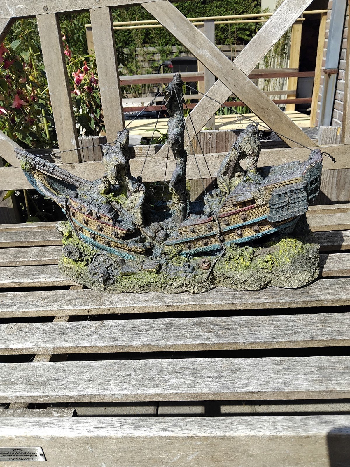 schip voor aqaurium.