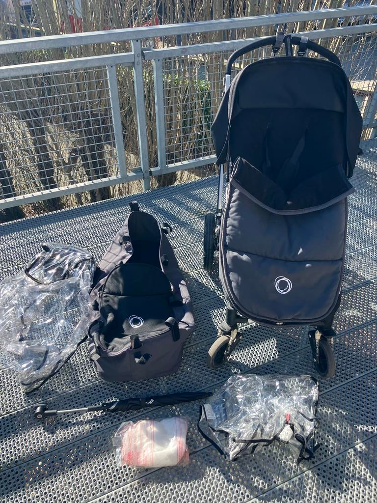 Bugaboo cameleon zwart/grijs, Kinderen en Baby's, Kinderwagens en Combinaties, Ophalen, Gebruikt, Bugaboo, Met reiswieg