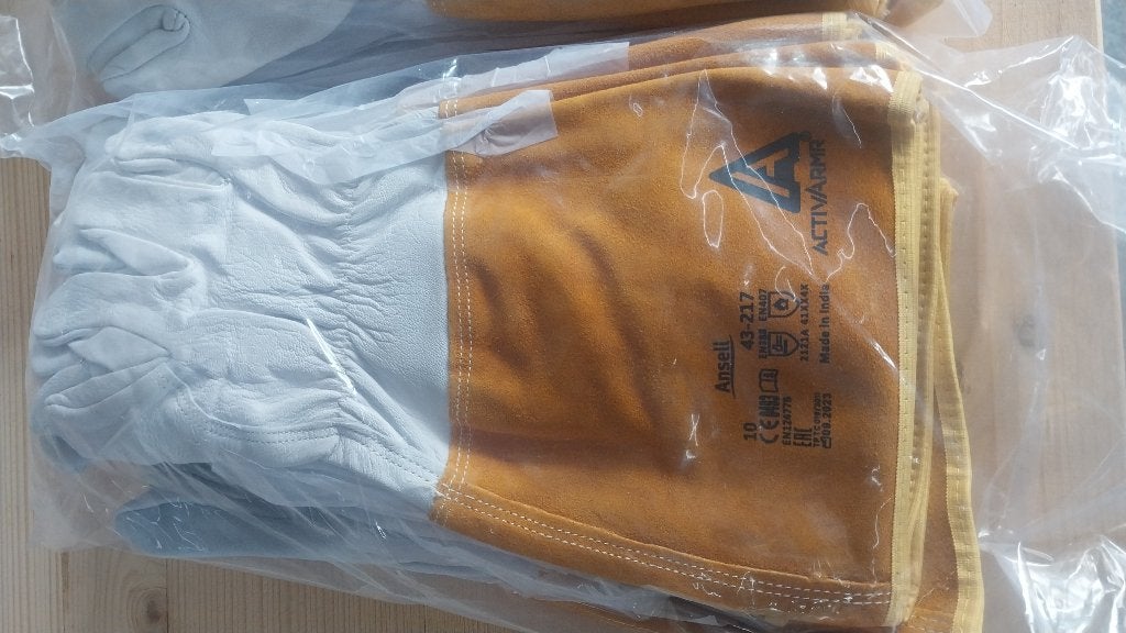 Lashandschoenen Ansell, Doe-het-zelf en Bouw, Laskappen, Ophalen, Nieuw