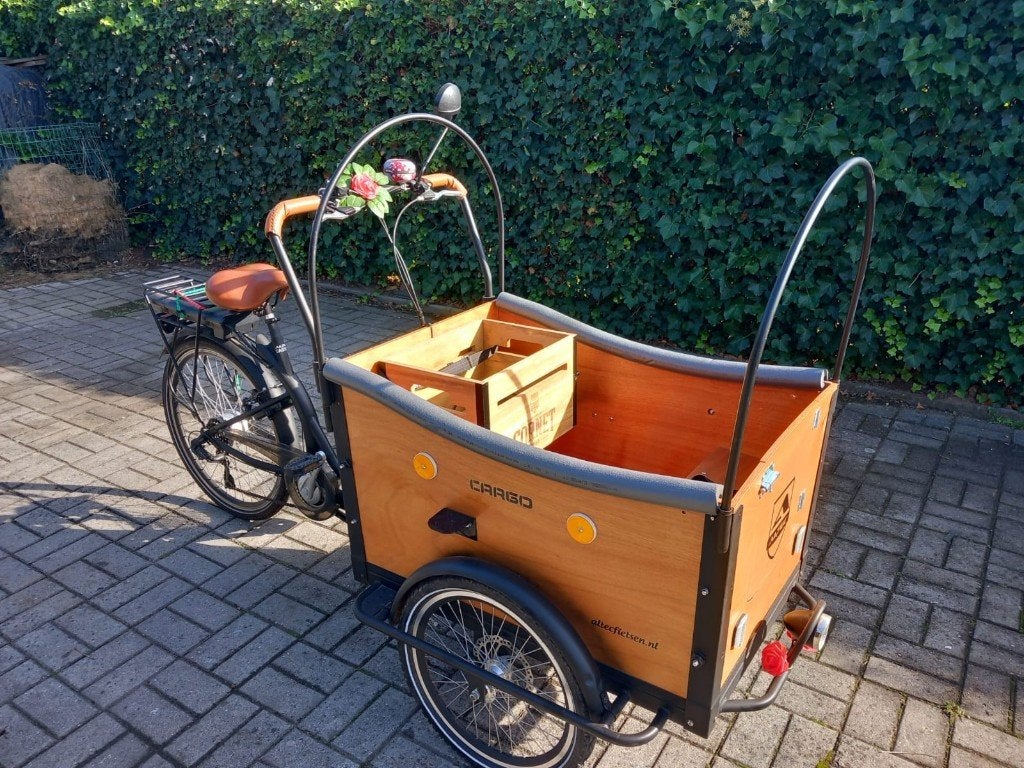 Elektrische Bakfiets Altek, 4 kinderen of meer, Zo goed als nieuw, Elektrisch, Ophalen