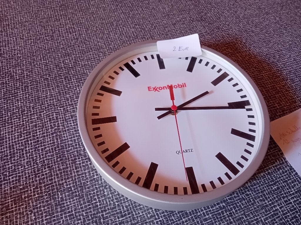 WANDKLOK, Huis en Inrichting, Woonaccessoires | Klokken, Ophalen, Nieuw, Wit, Wandklok