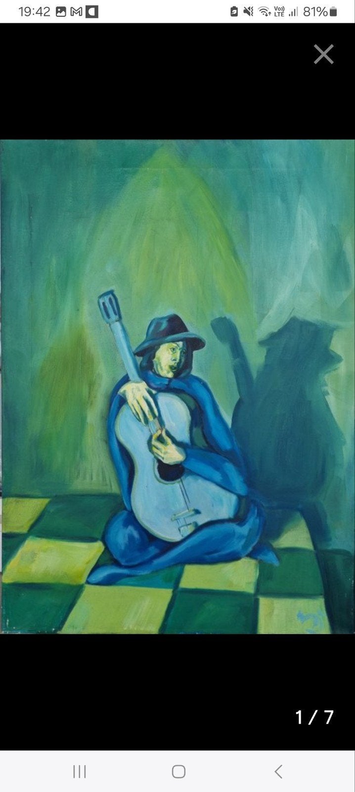 Ivo Komarek - Strasenmusiker, Antiek en Kunst, Ophalen of Verzenden
