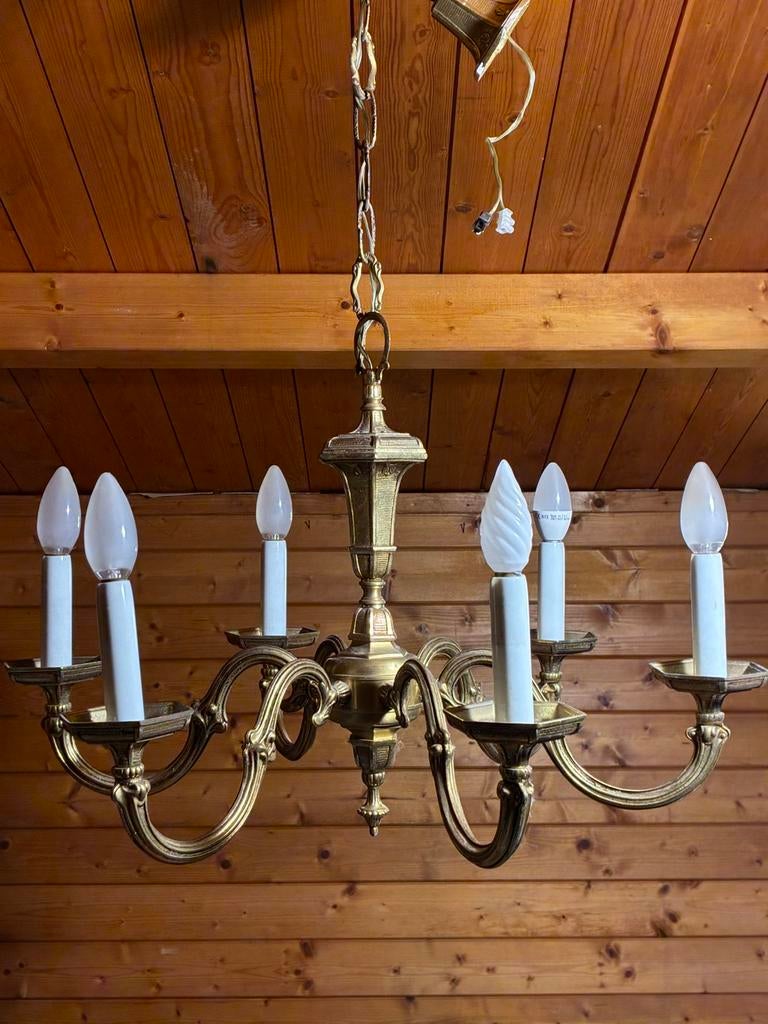Vintage kroonlichter, Huis en Inrichting, Ophalen of Verzenden, Gebruikt