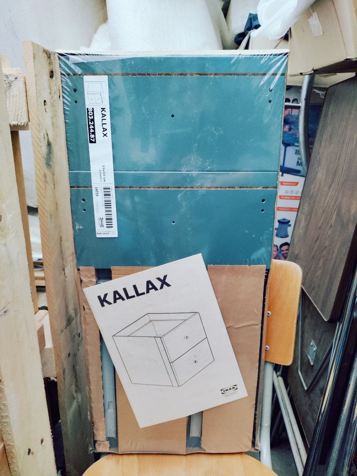 Kallax 2 tiroirs gris, Enlèvement ou Envoi