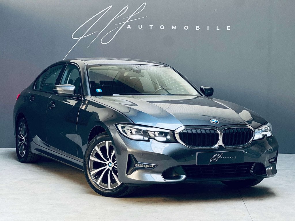 BMW 3 Serie 318 d *AUTOMATIQUE*LUMIÈRE AMBIANCE*CARNET COMP, Cuir, Argent ou Gris, Achat, Entreprise