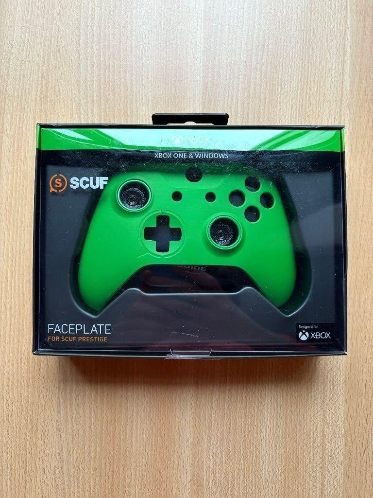 Scuf Prestige faceplate groene Xbox-fronthoes, Games en Spelcomputers, Spelcomputers | Xbox | Accessoires, Nieuw, Xbox One, Controller