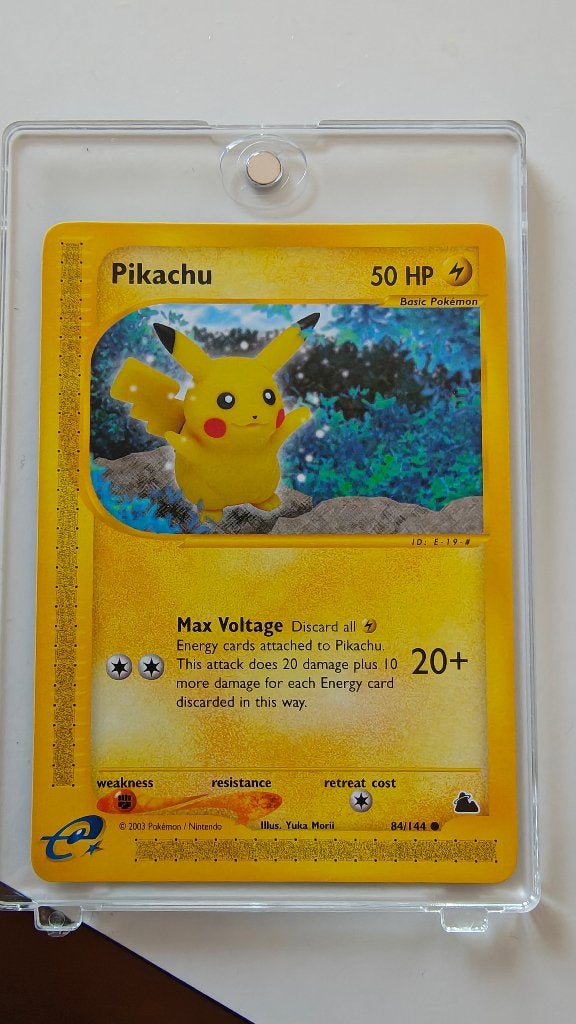 Pikachu Skyridge, Ophalen of Verzenden, Zo goed als nieuw, Losse kaart