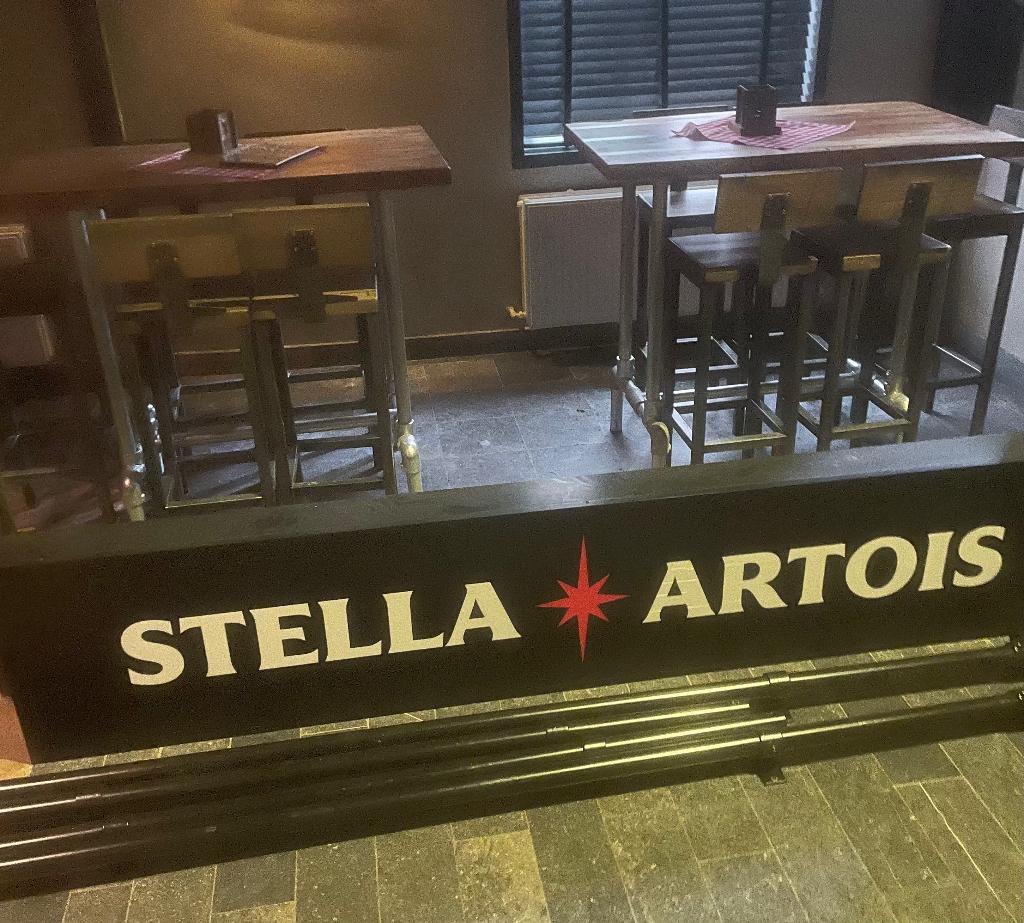 Reclame bier, Ophalen, Zo goed als nieuw, Reclamebord, Plaat of Schild, Stella Artois