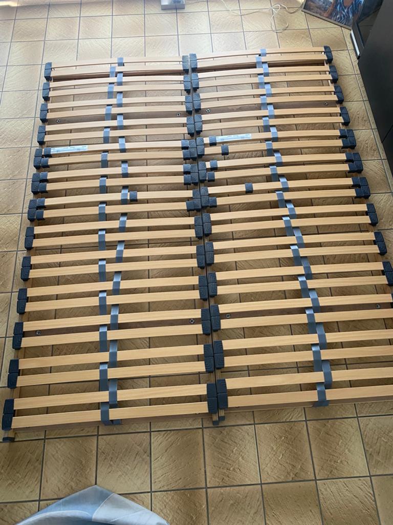 2x lattenbodem 80x200, Ophalen, Gebruikt, Tweepersoons, 190 cm of minder