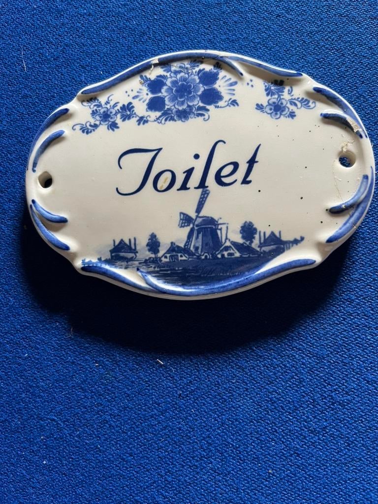 Plaque signalétique en porcelaine + 40 ans, Enlèvement ou Envoi