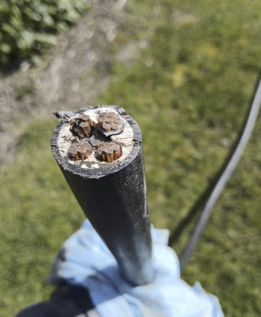 EXVB kabel 4x25mm voor aansluiting 35meter, Enlèvement, Neuf, Câble ou Fil électrique