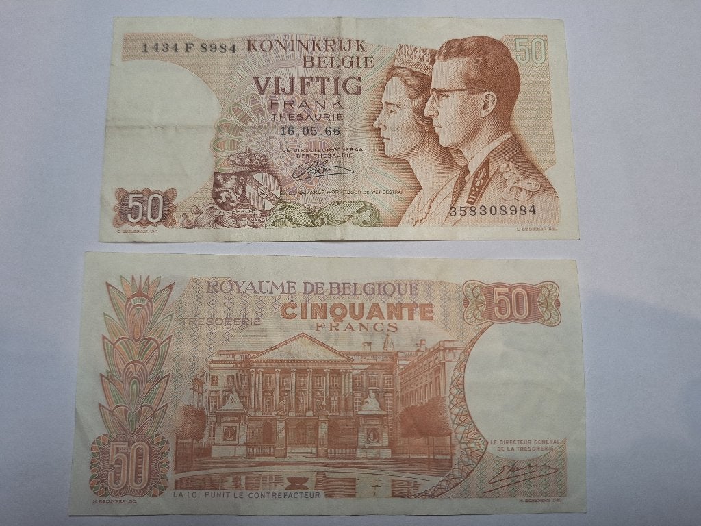 Billets de 50 francs, Enlèvement, Billets en vrac