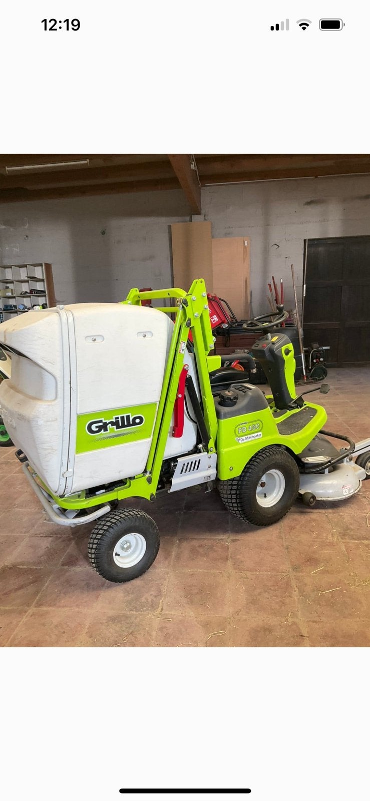 Grille FD 450, Enlèvement ou Envoi, Comme neuf, Bac de ramassage