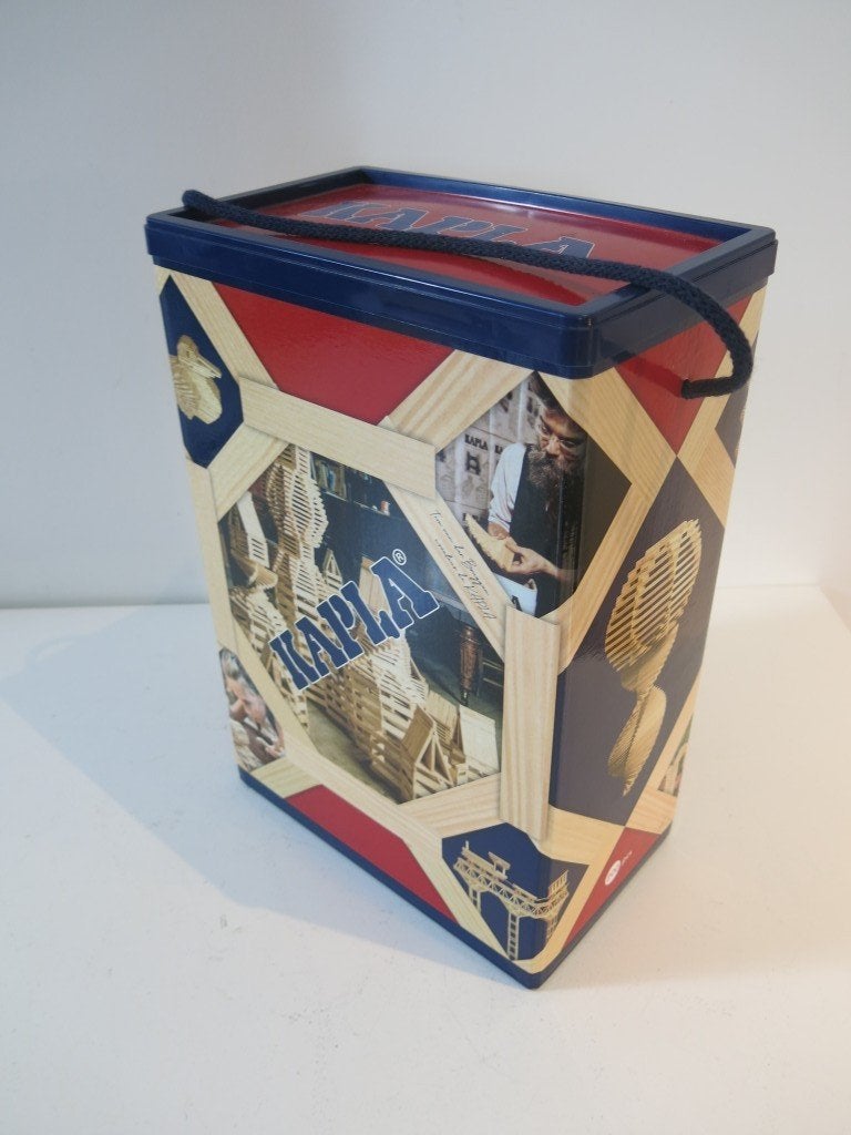 KAPLA 200 set met houten bouwplankjes, Ophalen of Verzenden, Zo goed als nieuw