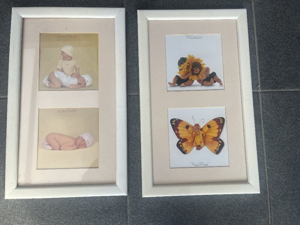 2 fotokaders van Anne Geddes, Huis en Inrichting, Gebruikt, 41 cm, 25 cm, Ophalen of Verzenden